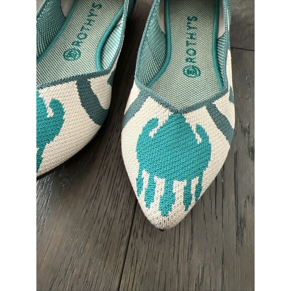 ROTHY’S The Point Shoes Print Moroccan Ikat Women’s Textile Size 9 - Picture 2 of 10
